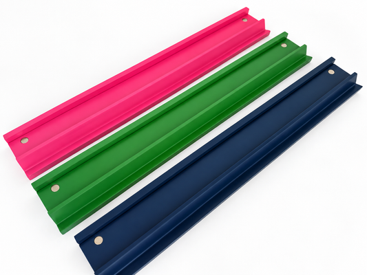 20" Painted Wooden Racks, pushers and velvet bag