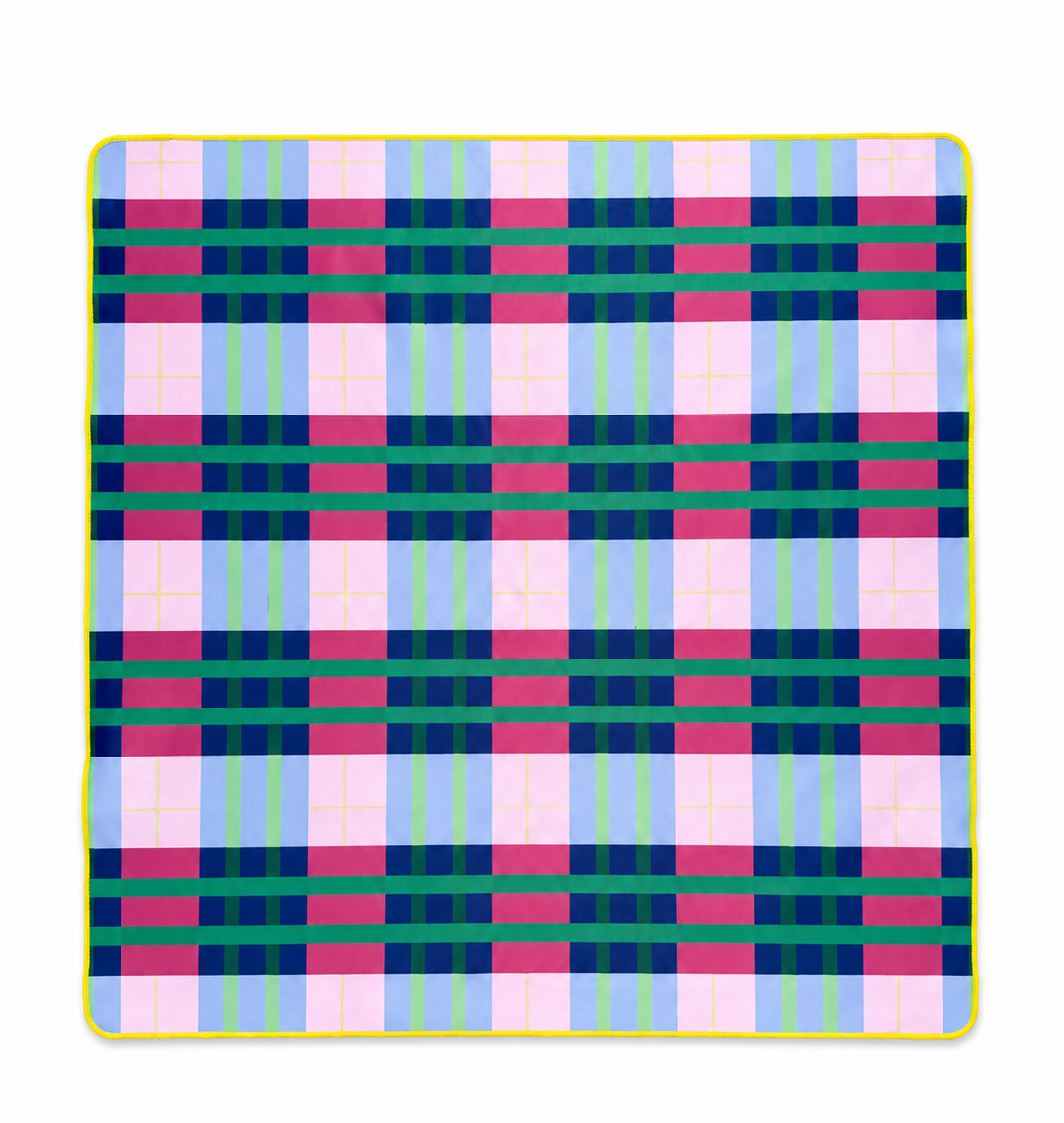 Vibrant Plaid Mat (Pairs with The Garden Set)