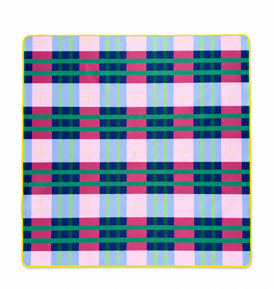 Vibrant Plaid Mat (Pairs with The Garden Set)