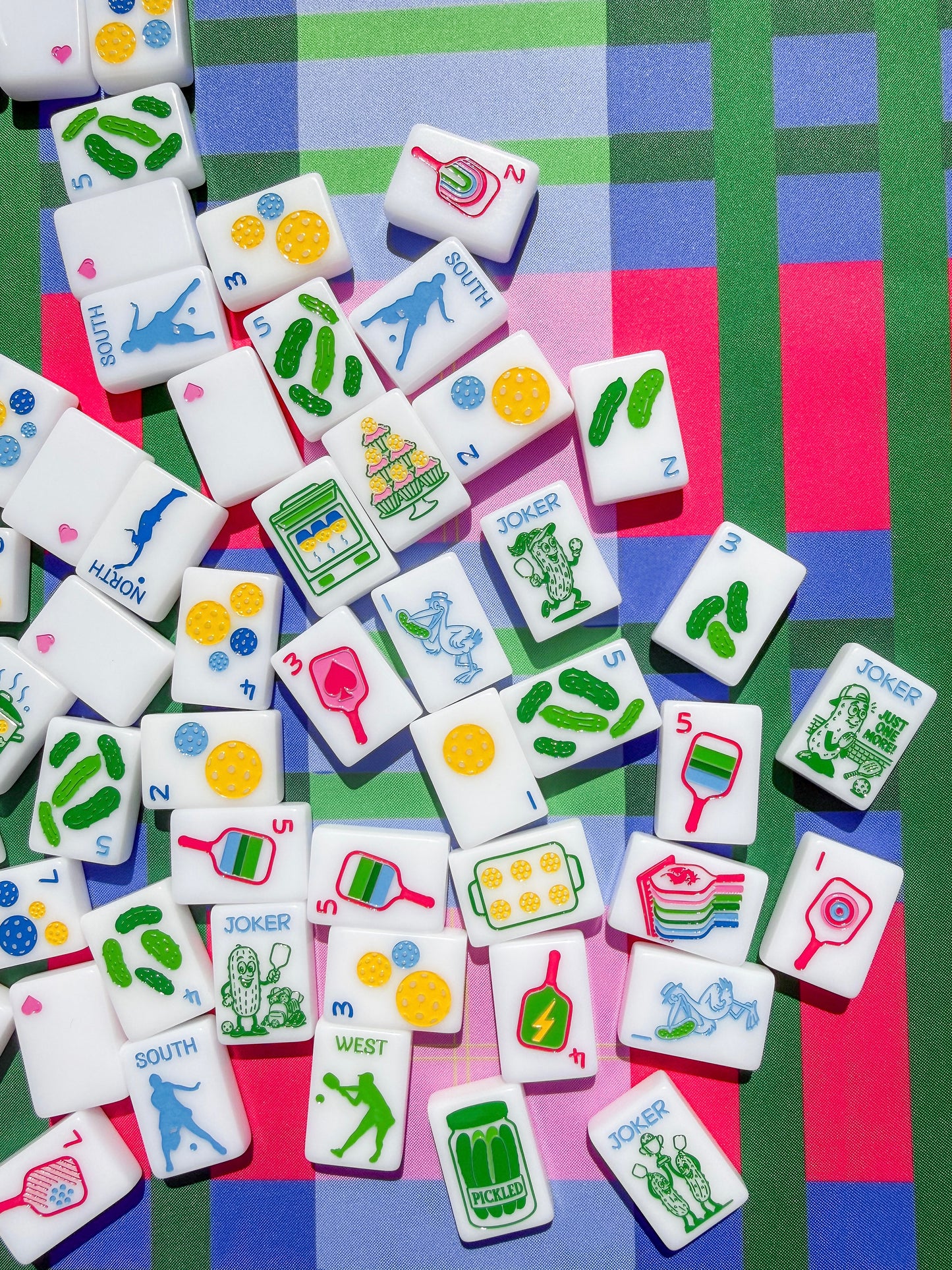 Vibrant Plaid Mat (Pairs with Tennis/ Pickleball tiles) (Ships in August)