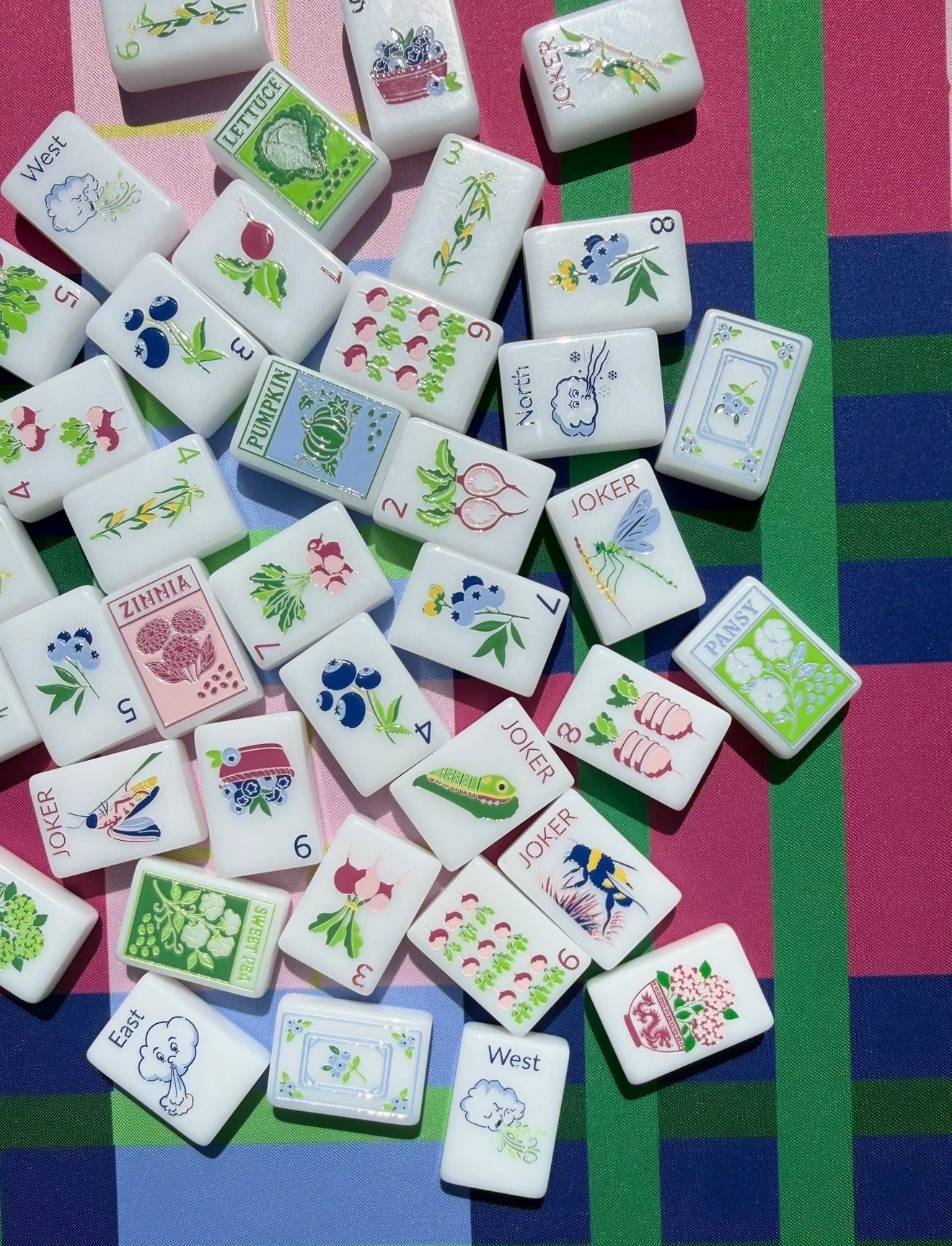 Vibrant Plaid Mat (Pairs with The Garden Set) (Ships in August)