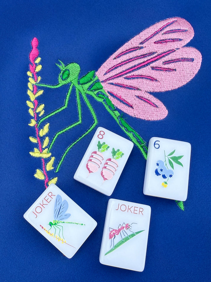 Dragon(fly) Mat, Garden Tiles & Display Box Bundle – LoveMahjong Boutique