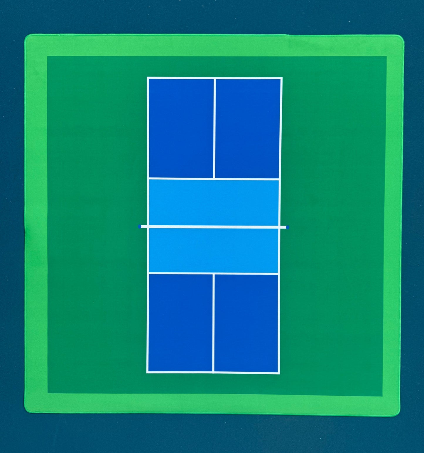 The Pickleball Court Mat & Clear Storage Tube