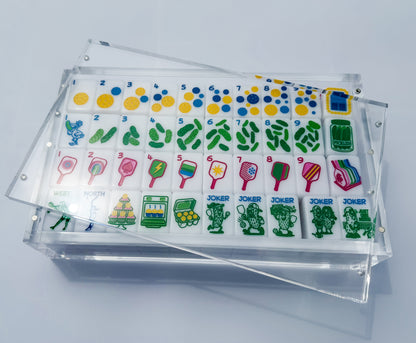 Pickled! Mat, Pickleball Tiles,  Display Case *Preorder *
