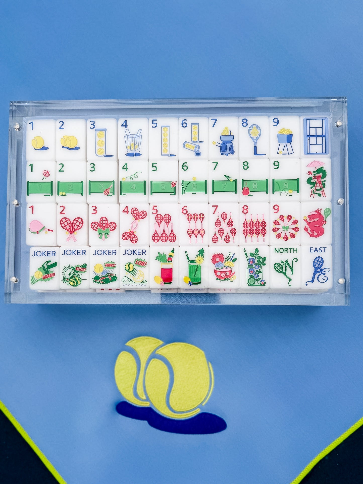 Ball's In Your Court Mat, Tennis Set & Display Box Bundle *Preorder*