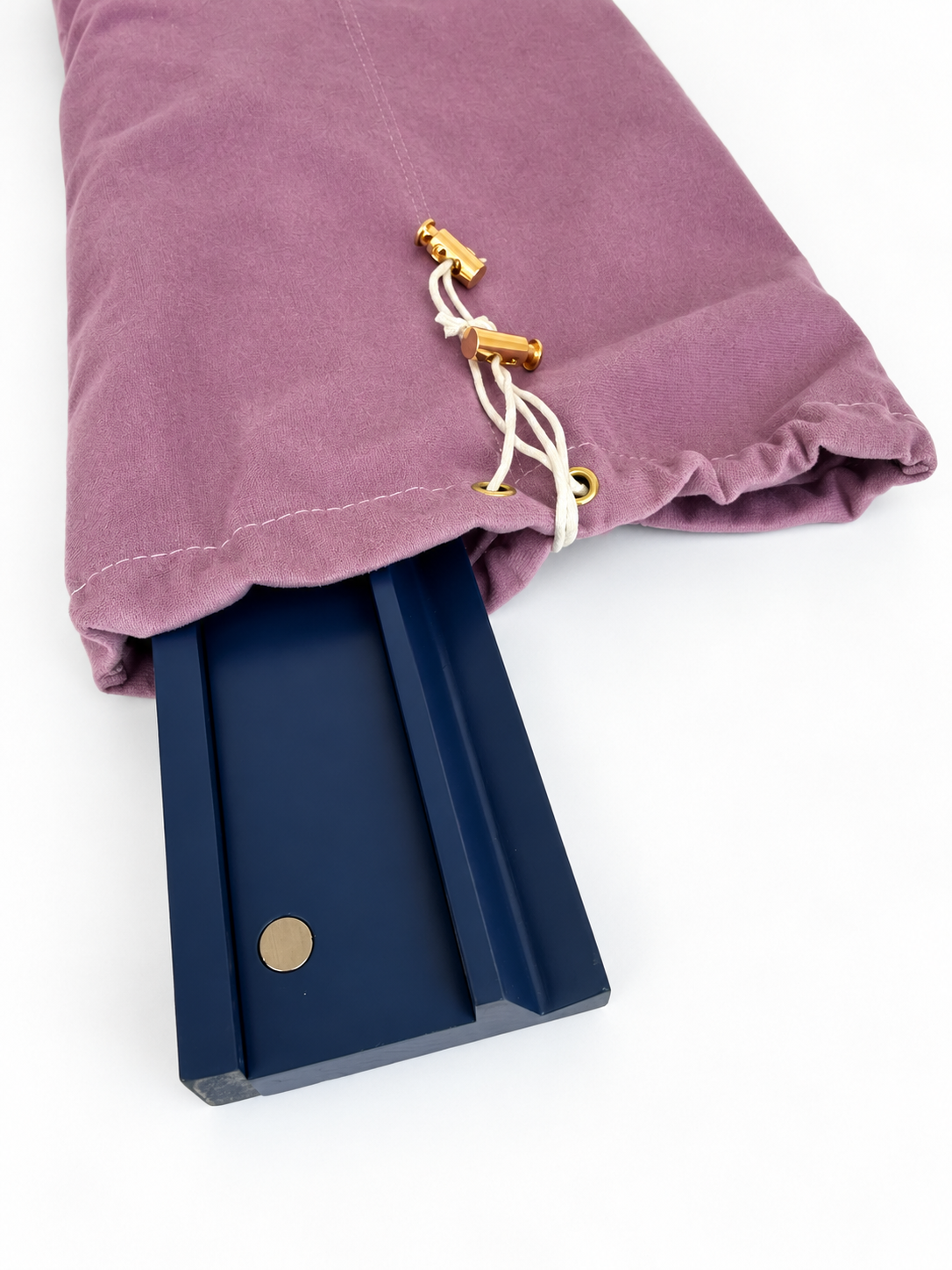 20" Painted Wooden Racks, pushers and velvet bag