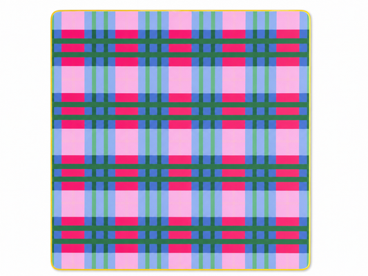 Vibrant Plaid Mat (Pairs with Tennis/ Pickleball tiles)