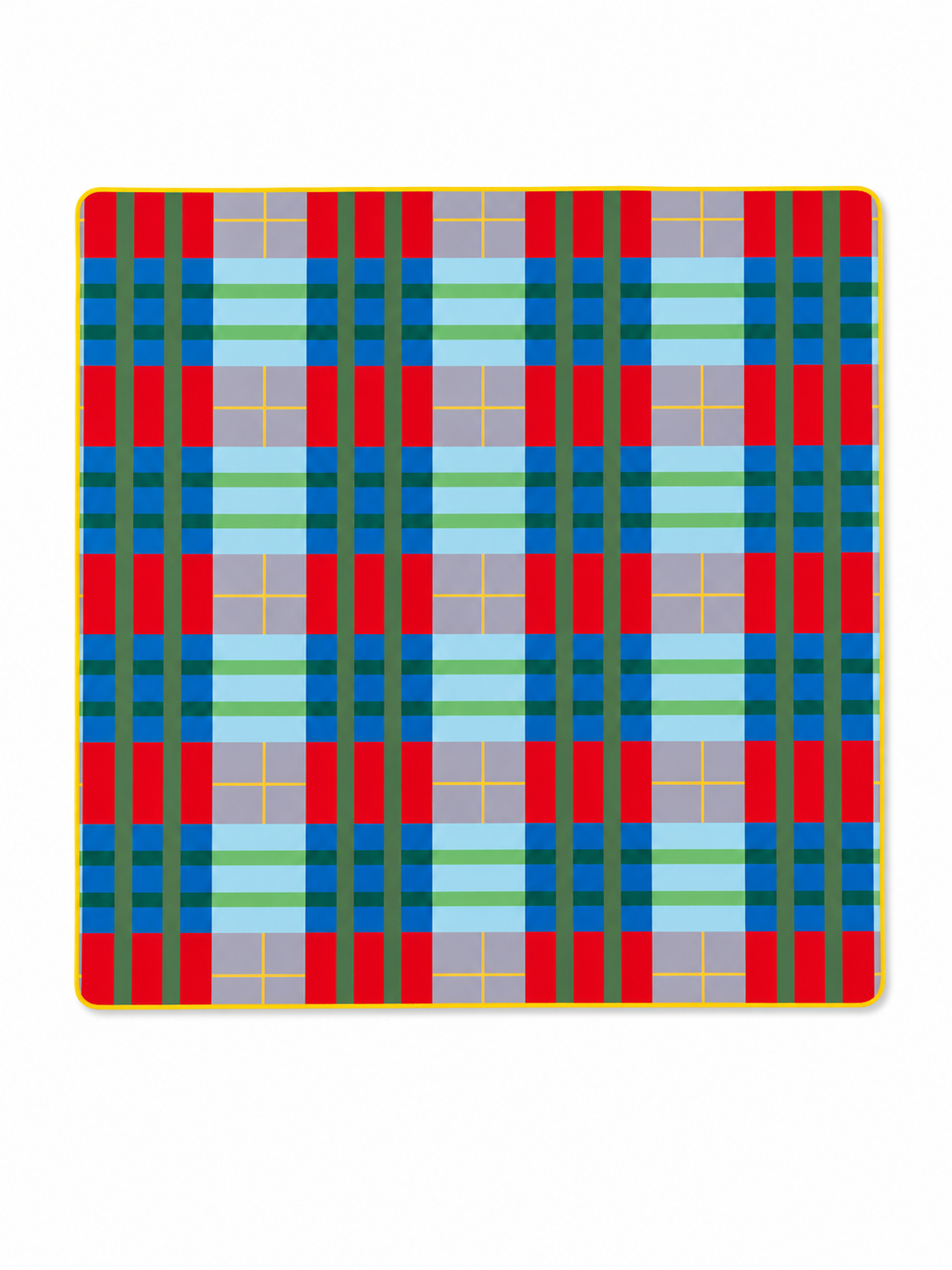 Vibrant Plaid Mat (Holiday) (Ships in August)
