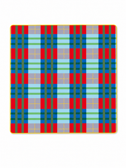 Vibrant Plaid Mat (Holiday) (Ships in August)